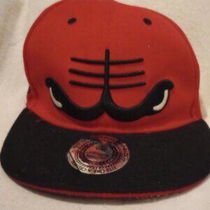 Chicago Bulls Cap Hat Malaki Kings Red Embroidery